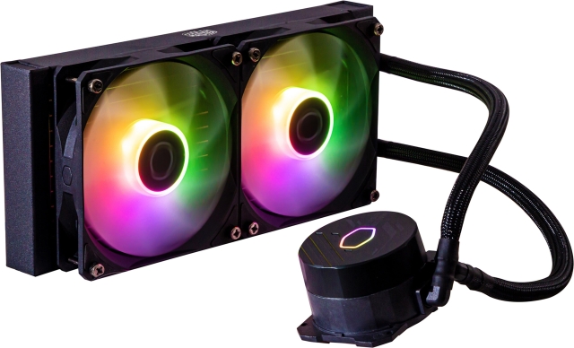Cooler Master MasterLiquid 240L Core ARGB liquid cooling system, black
