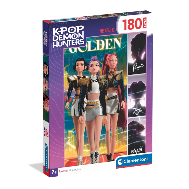 KPop Demon Hunters Puzzle 180 Pcs KPOP Demon Hunters SUPER