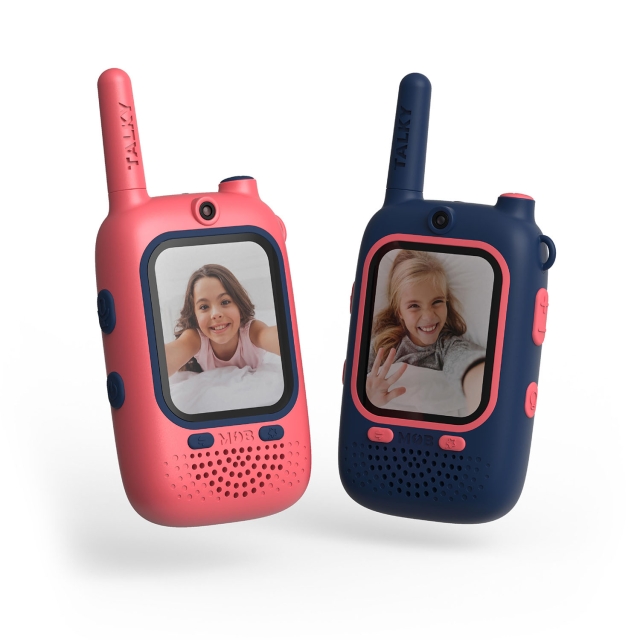 Mobility On Board Walkie Talkie Video Talky Cutie Blue and Pink