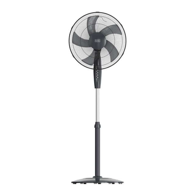 BLACK+DECKER Pedestal Fan 40cm 45W Black