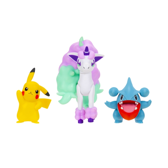 Pokémon Battle Figure 3 pack - Pikachu, Gible & Ponyta (PKW4097)