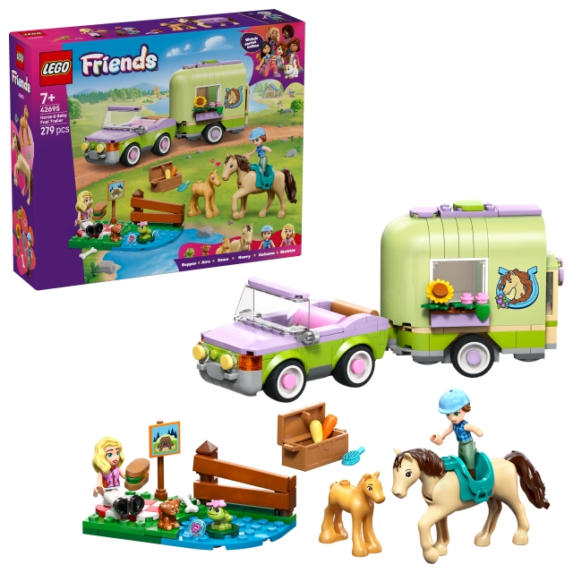 LEGO LEGO Friends - Horse & Baby Foal Trailer (42695)