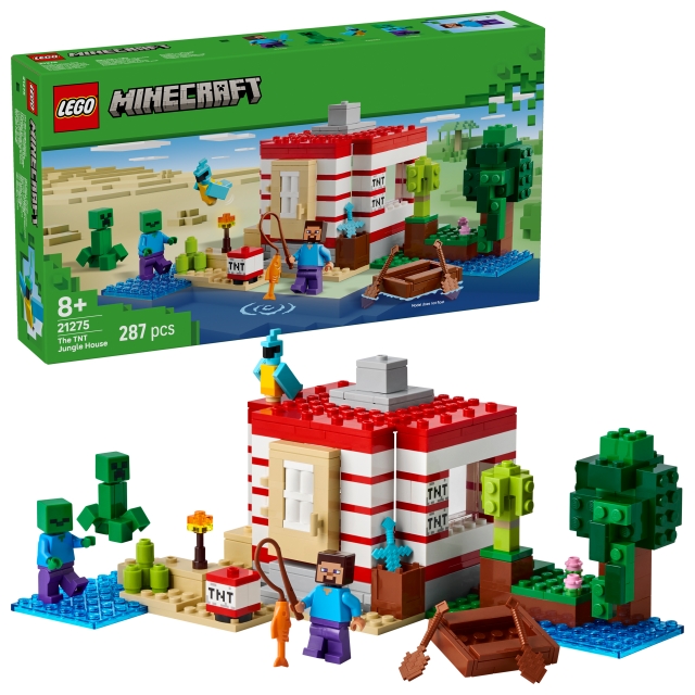 LEGO Minecraft - The TNT Jungle House (21275)