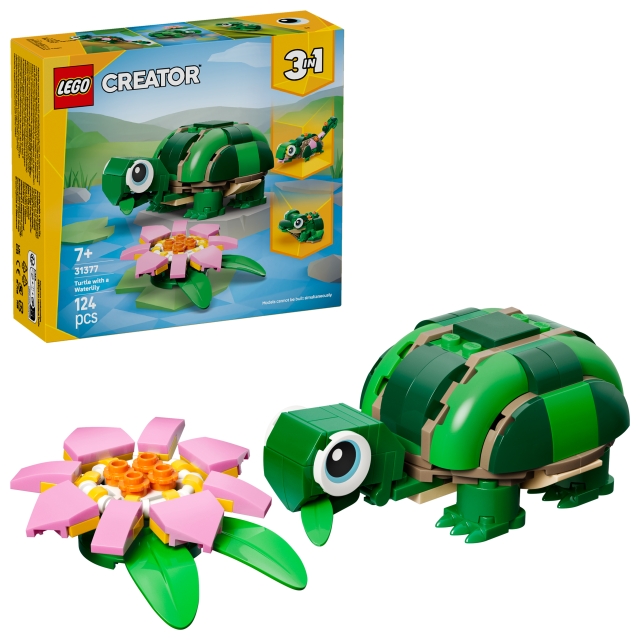 LEGO LEGO Creator - Turtle with a Water Lily Flower (31377)