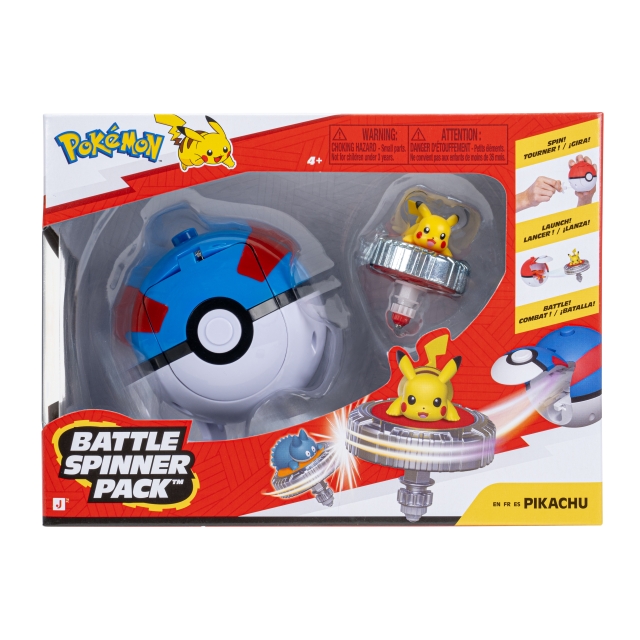 Pokémon Battle Spinner Pikachu with Great Ball (PKW4936)