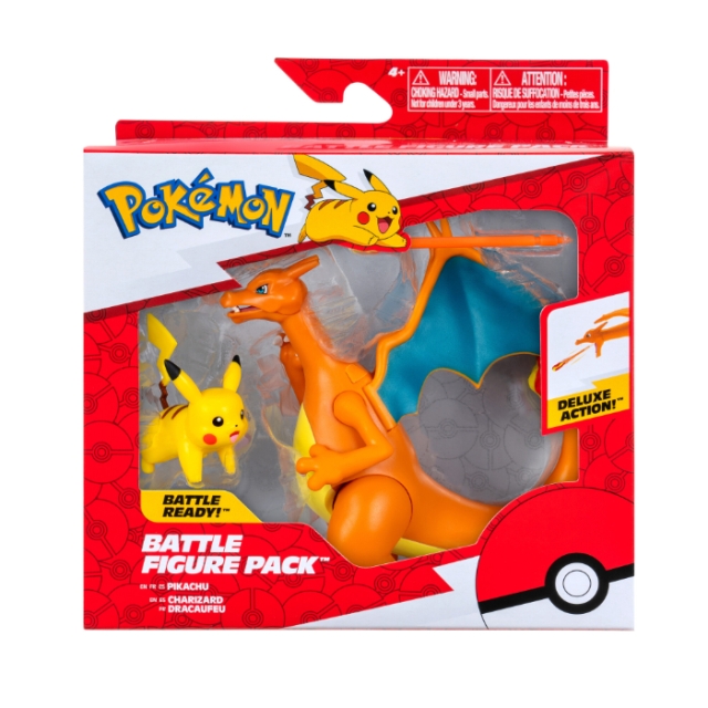 Pokémon Figure Set 2 PK Charizard and Pikachu (PKW3459)