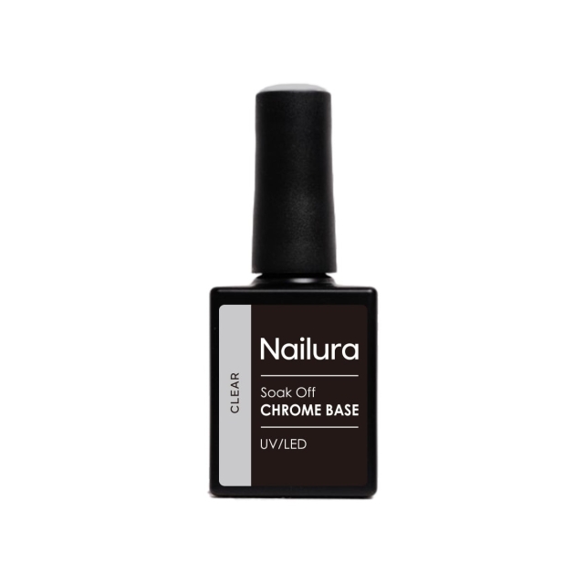 Nailura Chrome Base Clear Gel - Clear - 10 ml