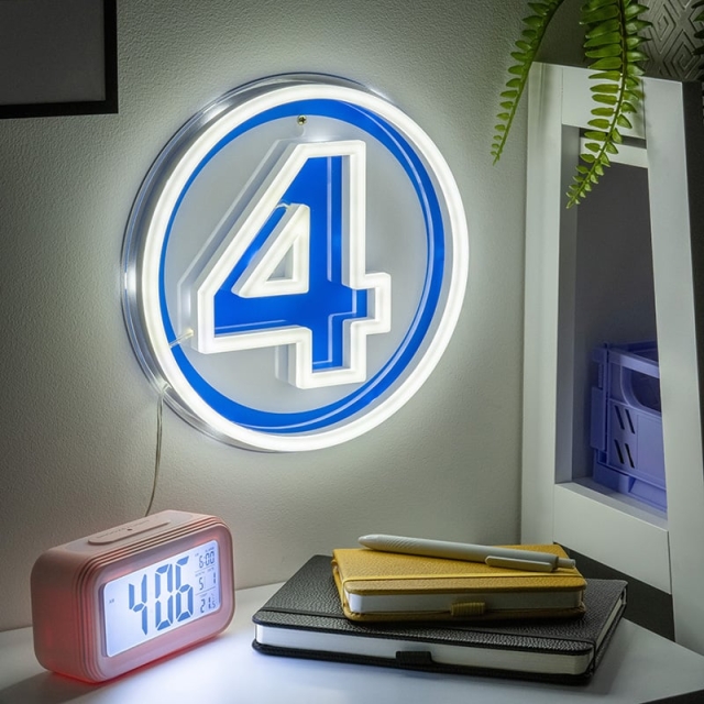 Paladone Fantastic 4 Wall Mountable LED Neon Light