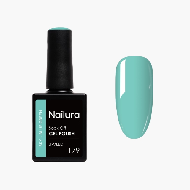 Nailura Gel Polish 179 - Sky Blue Green - 10 ml