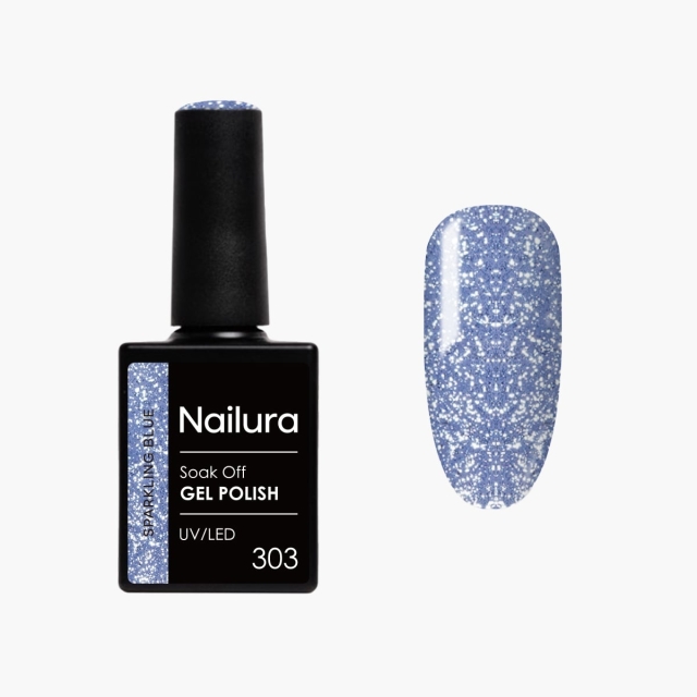 Nailura Gel Polish 303 - Sparkling Blue - 10 ml