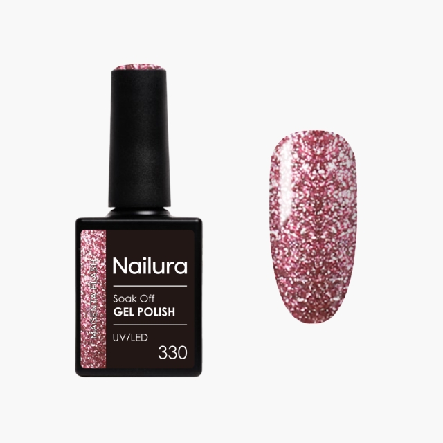 Nailura Gel Polish 330 - Magenta Flash - 10 ml