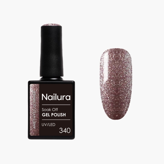 Nailura Gel Polish 340 - Amethyst Glimmer - 10 ml