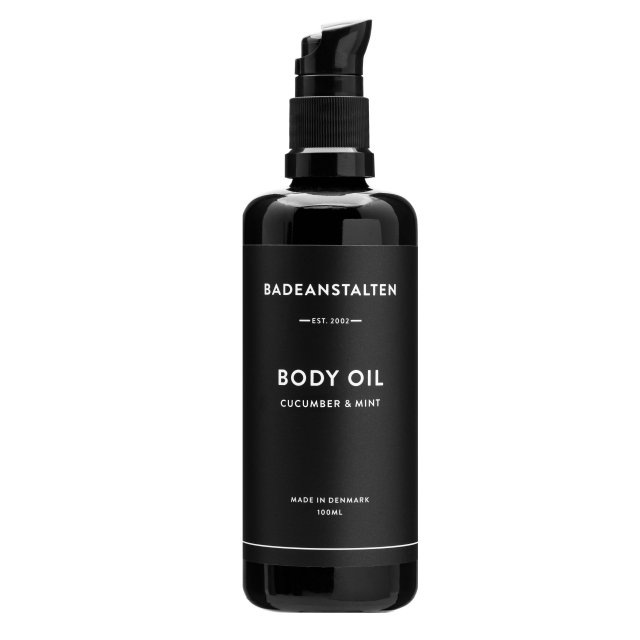 Badeanstalten Body Oil - Cucumber and Mint - 100 ml