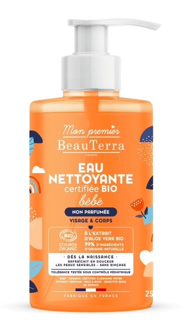 BeauTerra Unscented Baby Micellar - BIO - 750 ml
