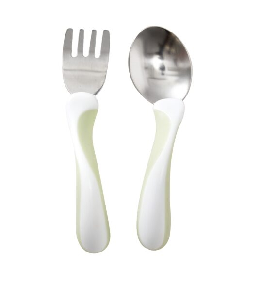 Bambino My First Fork & Spoon - Mint
