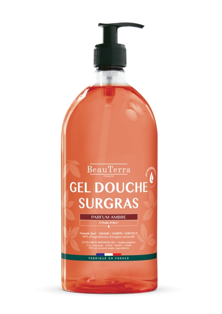 BeauTerra Ultra Rich Shower Gel - Ambre - 1L