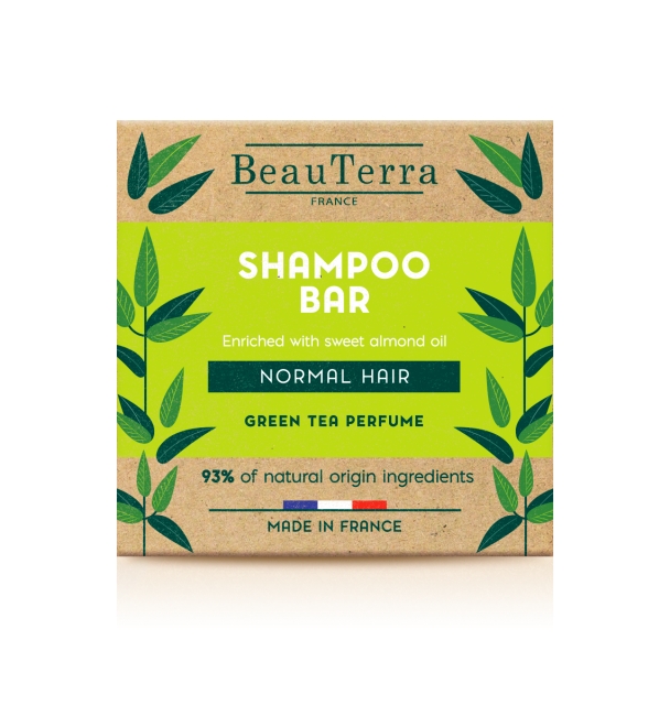 BeauTerra Shampoo Bar - Normal Hair - 75 g