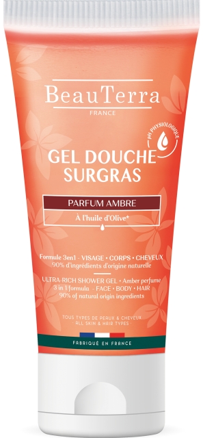 BeauTerra Ultra Rich Shower Gel - Ambre - 200 ml