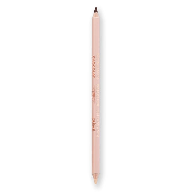 Bellamianta Deuxline 2 in 1 Eyeliner Pencil - Cream and Brown - 1.6g