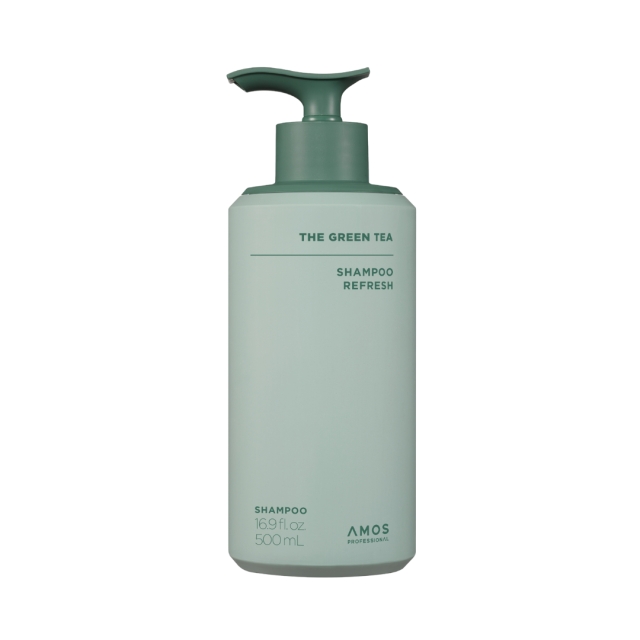 Amos Professional The Green Tea Shampoo Refresh - Green - 500 ml
