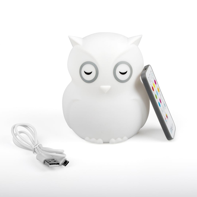 bblüv Night Light Owl - Touch and Remote Control