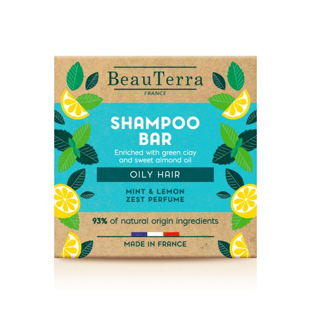 BeauTerra Shampoo bar - Oily hair - 75