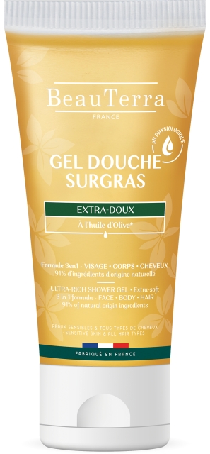 BeauTerra Ultra Rich Shower Gel - High Tolerance - 200 ml