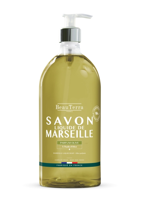 BeauTerra Marseille Liquid Soap - Olive - 1L