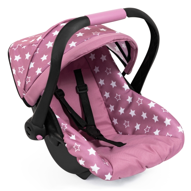 Bayer Deluxe Car Seat with Cannopy - Pink/Dotted (67976AB)