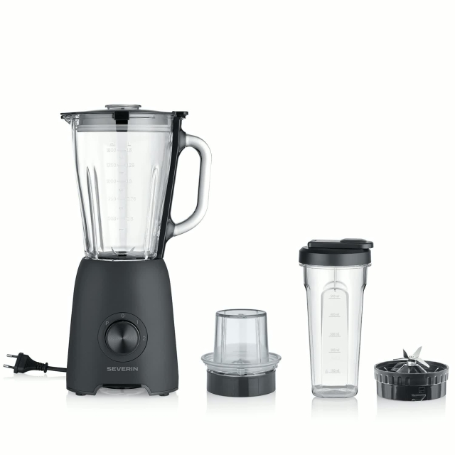 Severin Blender Glaskanna 1,5 liter 3 in 1 SM 3724 600W