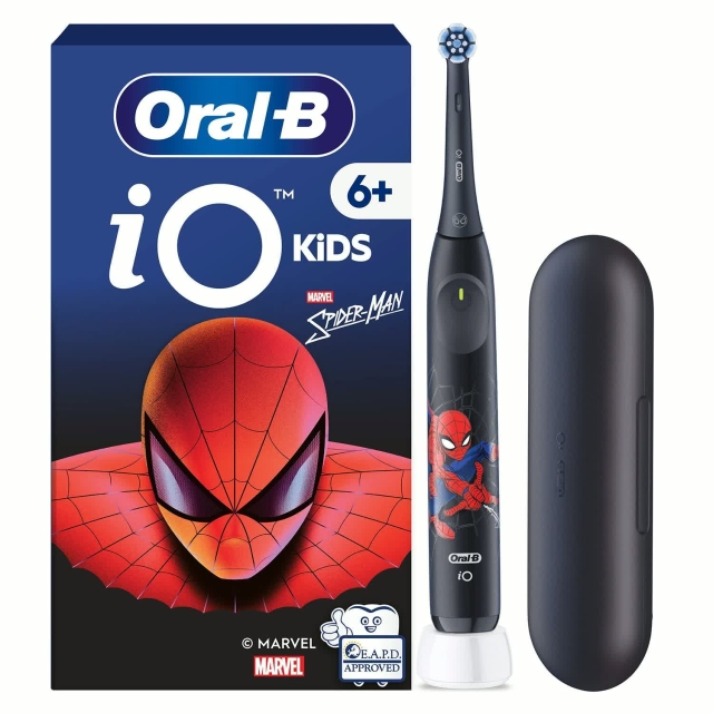Oral B Eltandborste iO2 Kids 6+ Spiderman + resefordral
