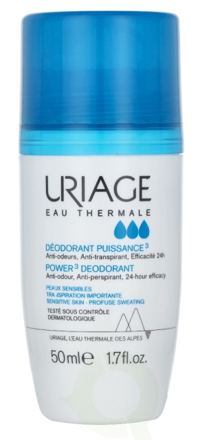 Uriage Deodorant Power3 Anti-transpirant 24h 50 ml