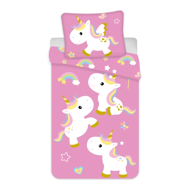 BrandMac Bed Linen - Junior Size 100 x 140 cm - Unicorn (1000327)