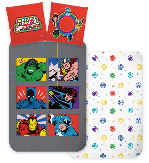 BrandMac Bed Linen - Adult Size 140 x 200 cm - Avengers (1000931)