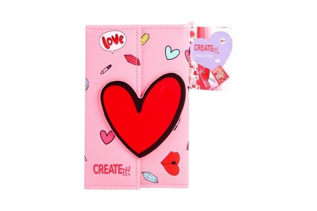 CREATE it! Makeup Book Magnet Closure Heart (884526)