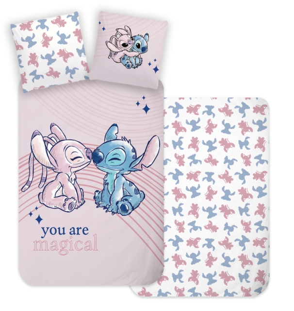 BrandMac Bed Linen - Junior Size 100 x 140 cm - Stitch & Angel (1029379)