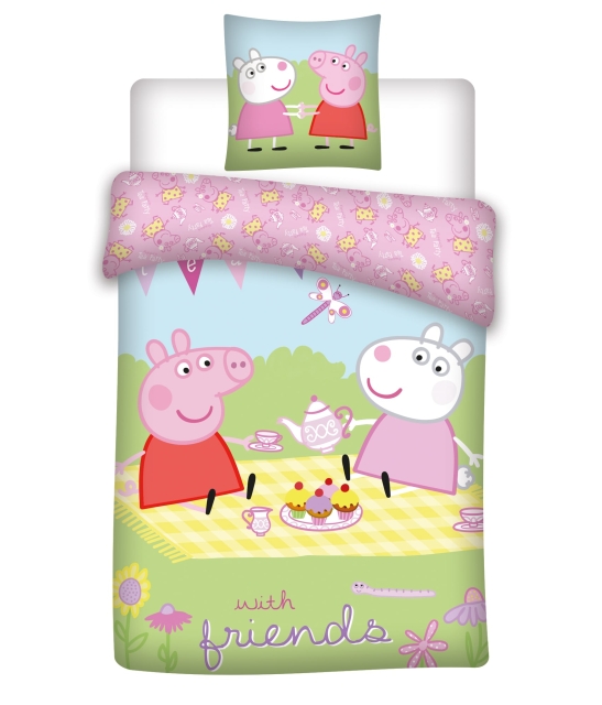 BrandMac Bed Linen - Junior Size 100 x 140 cm - Peppa Pig (1000881)