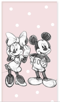 BrandMac Towel - 70x140 cm - Mickey & Minnie Mouse (110059)