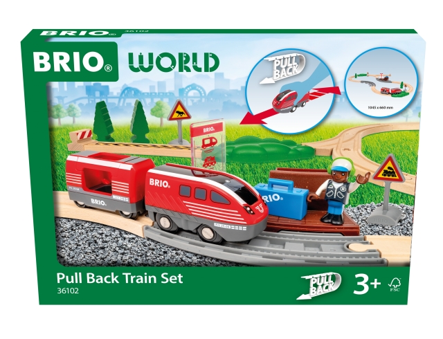 BRIO Pull Back Train Set (36102)