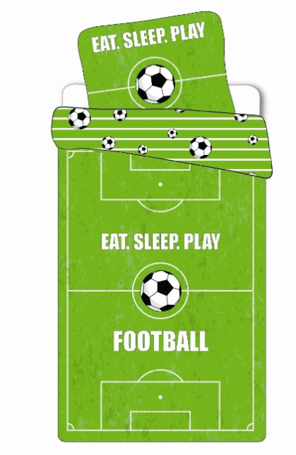 BrandMac Bed Linen - Adult Size 140 x 200 cm - Football Field (1000913)