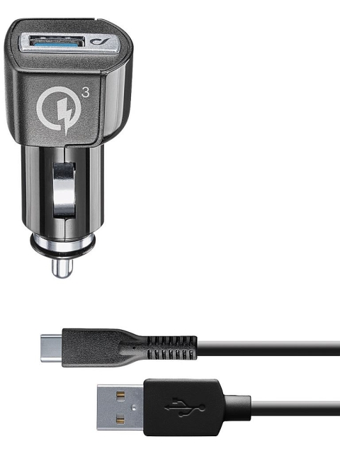 Cellularline Mobiltillbehör Billaddare 15w anpassad för Huawei inkl USB