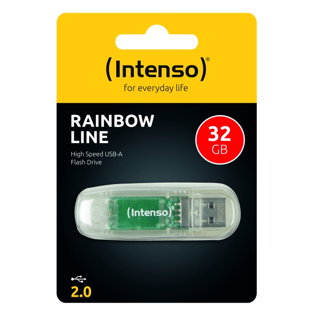 Intenso Rainbow Line 32GB Transparent Intenso