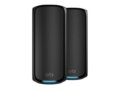 Netgear Orbi 970 Series Quad-band WiFi 7 Mesh 2-Pack, Black Edition Netgear