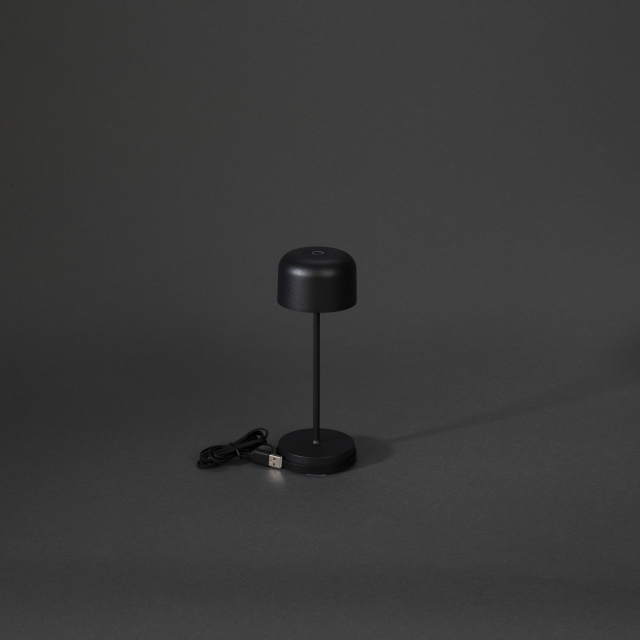Konstsmide Bordslampa Lille mini svart Konstsmide