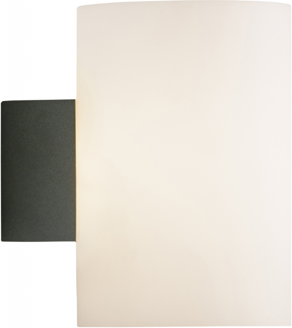 Herstal Vägglampa Evoke L antracit /opal glas Herstal