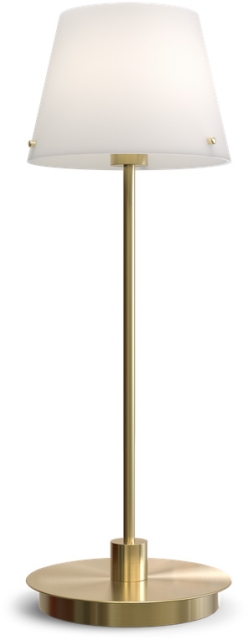 Herstal Bordslampa Gil il Grande satin Herstal