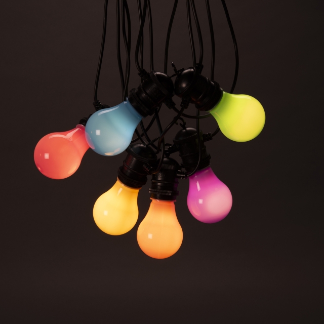 Konstsmide Slinga E27 10 LED utbytbar Konstsmide