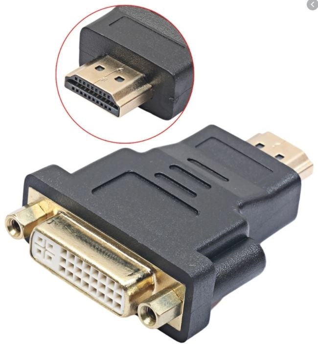 NORDIQZENZ adapter - HDMI (male) to DVI-I Dual Link (female) in the group HOME ELECTRONICS / Cables & Adapters / HDMI / Adapters at TP E-commerce Nordic AB (38-1046)