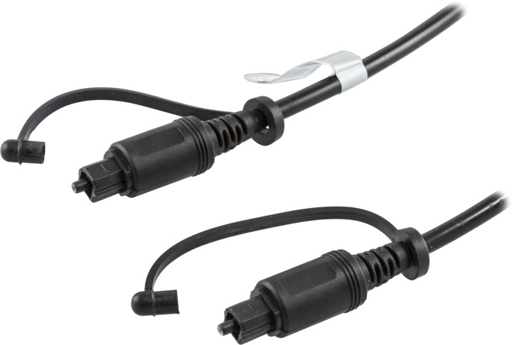 DELTACO optisk kabel för digitalt ljud, Toslink-Toslink, 3m in the group HOME ELECTRONICS / Cables & Adapters / Audio Digital at TP E-commerce Nordic AB (38-1048)