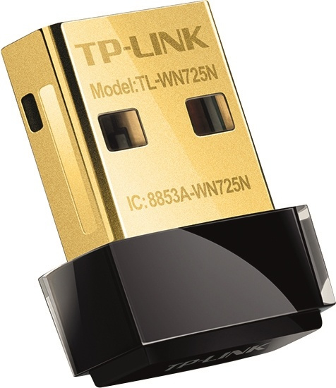 TP-LINK, USB-adapter, nano-storlek, 150Mbps, 802.11n, svart in the group COMPUTERS & PERIPHERALS / Network / Network cards / USB wireless at TP E-commerce Nordic AB (38-10700)